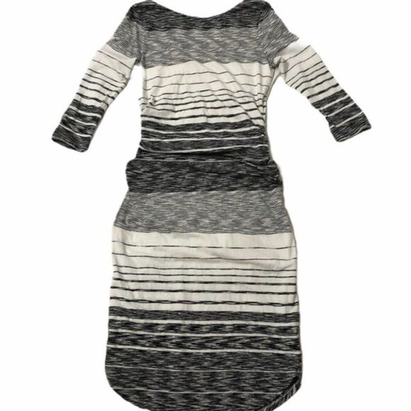 Athleta Striped Pima Cotton Midi Athletic Dress - Picture 6 of 13